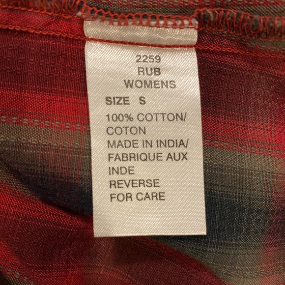 Woolrich Plaid Tuxedo Front Top Banded Collar - Picture 2 of 7